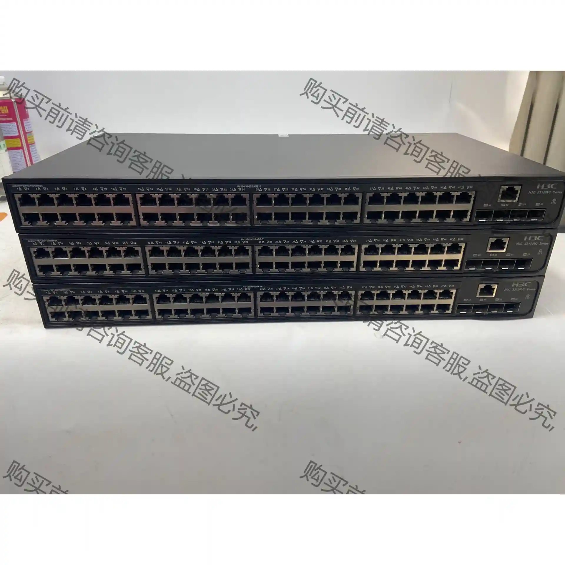 H3C S5120V2-52P-SI 现货50台 48口千 先议价 拆机货包好