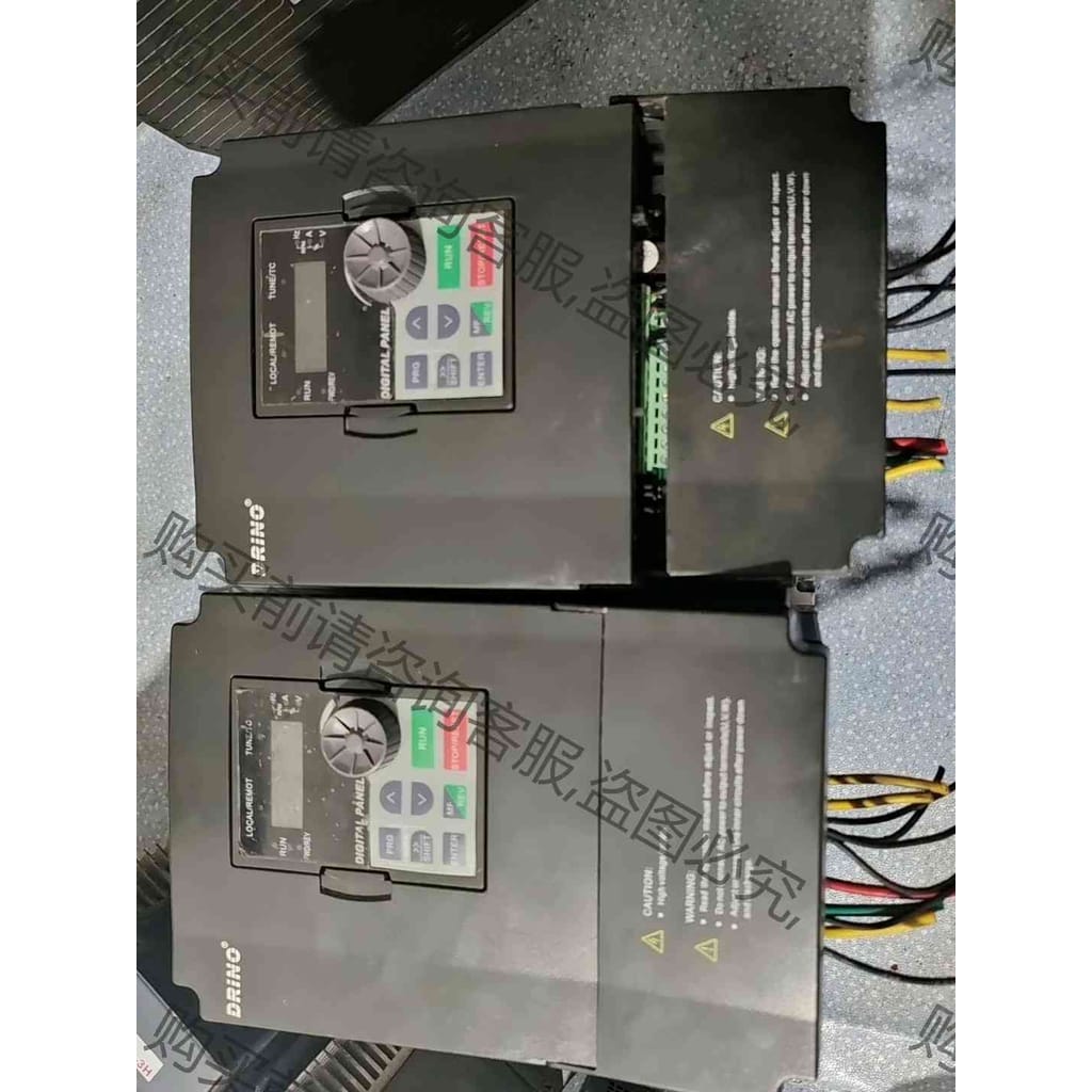 功能正常议价 递恩变频器，DNV510-5R5G3/7R5P3两台380V