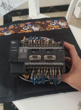 欧姆longCP1H-X40DR-A 实物图，功能包好，橙色bu错 先议价 拆机