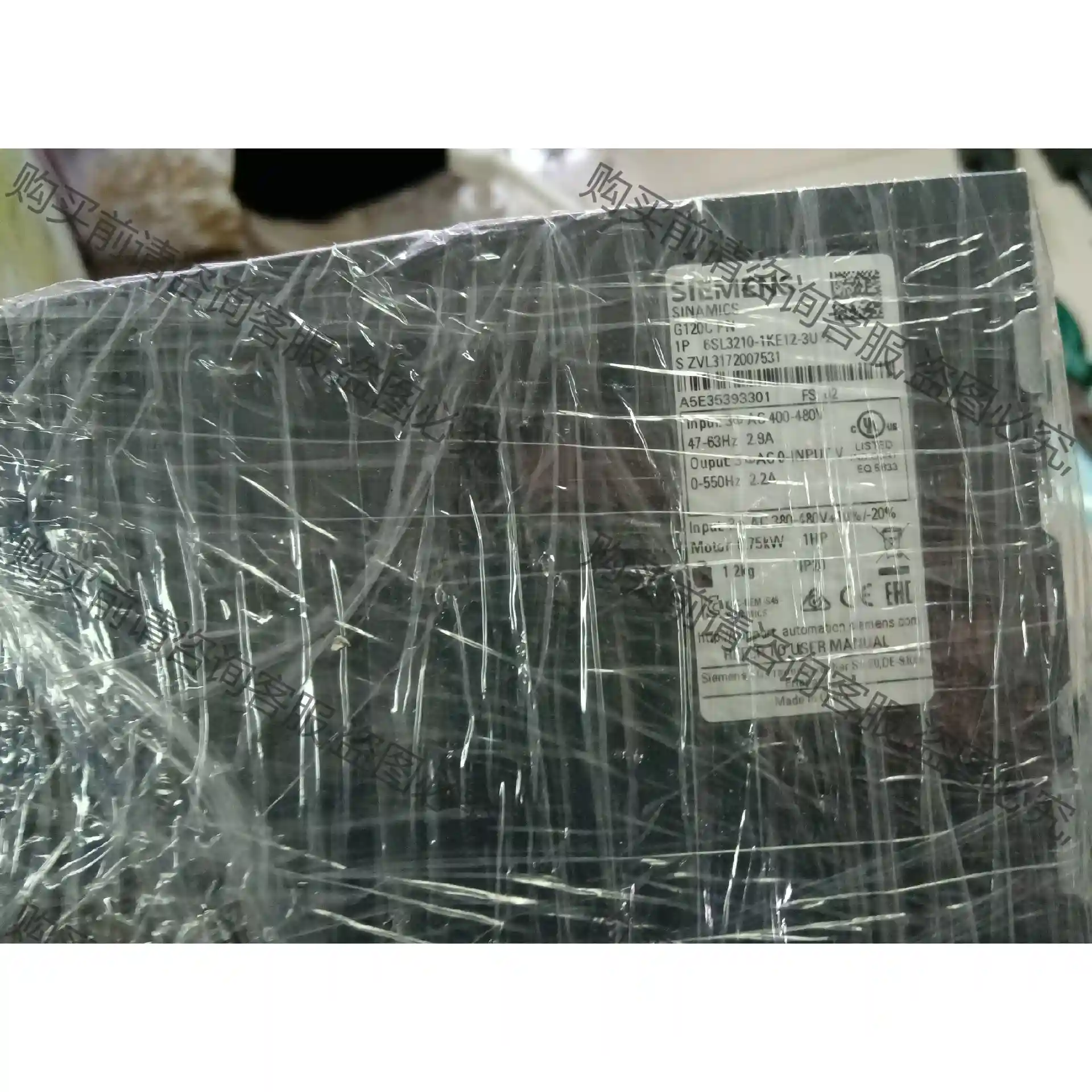 6SL3210-1KE12-3UF2裸机，功能完好 先议价 拆机货包好