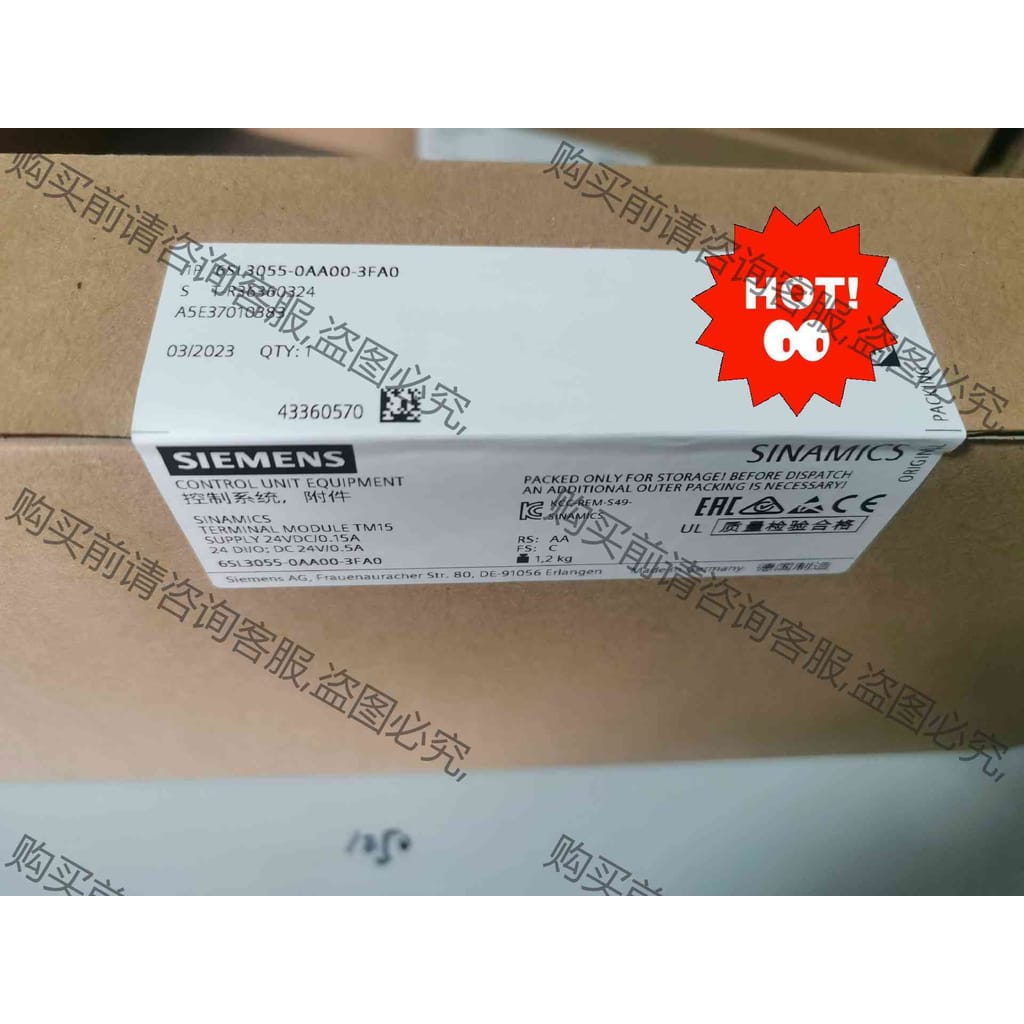 功能正常议价 全新原装西门zi6SL3055-0AA00-3FA0