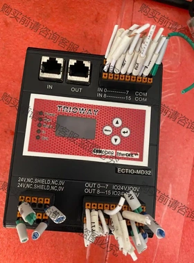 TRIOWAY翠欧远程io模块ECTIO- MAD32 ,二 先议价 拆机货包好
