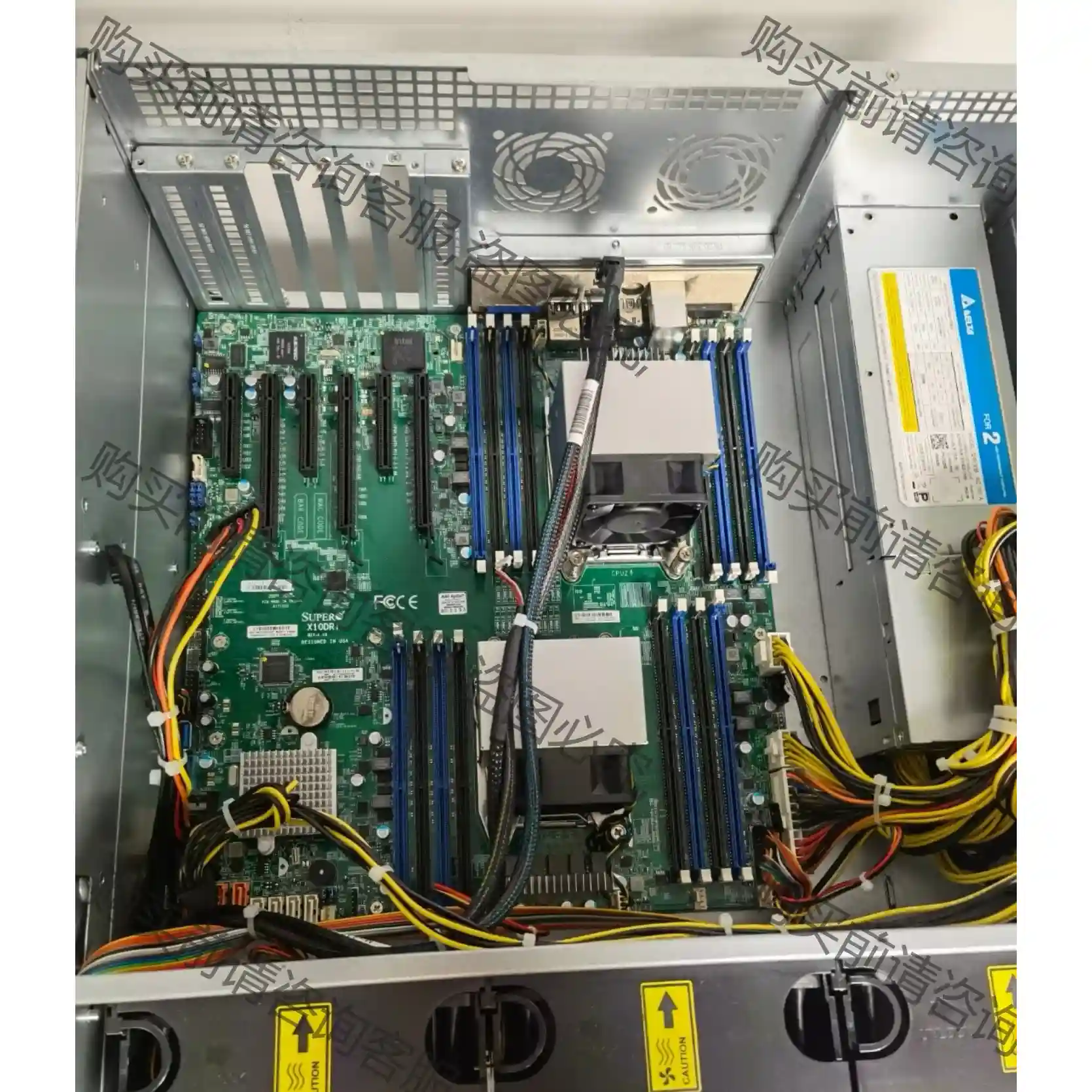 超微 X10DRI X99 双路2011 E5 2680V4 先议价 拆机货包好
