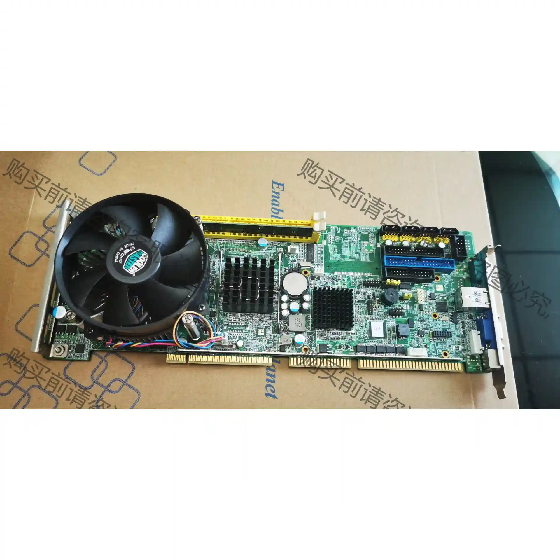 研华PCA-6010VG 工控机主板，长卡 先议价 拆机货包好
