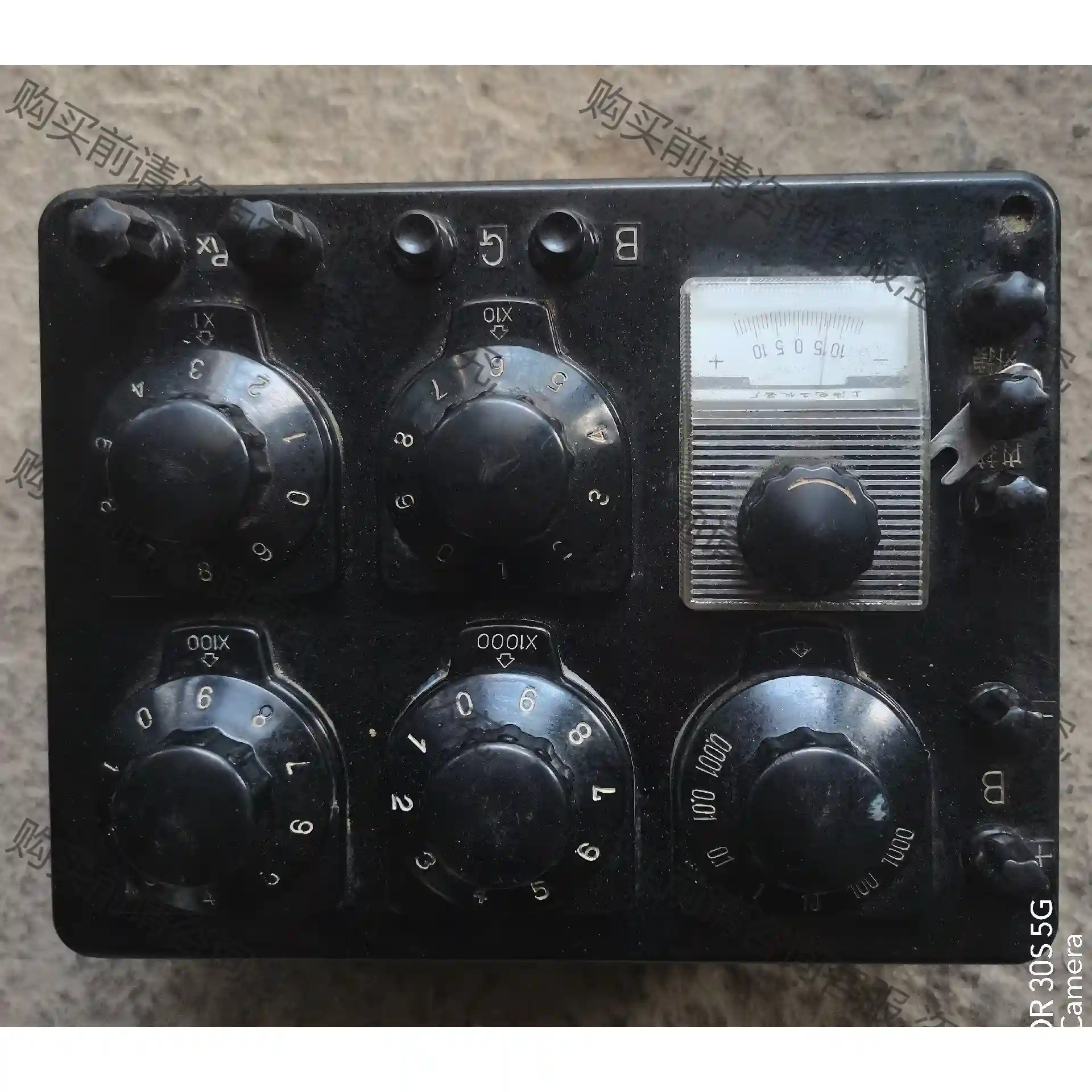 QJ23型携带式直流单电桥，上海电工仪器厂1983年，198 先议价 拆