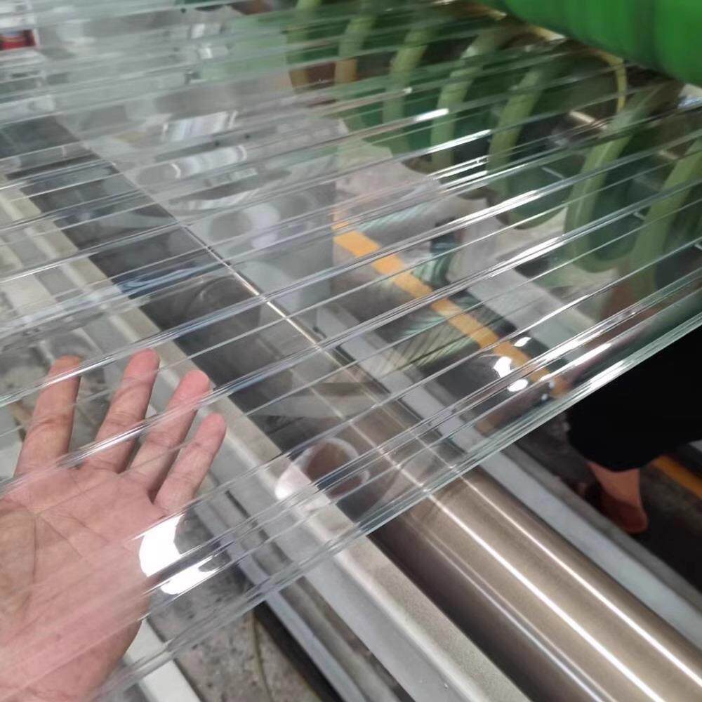PC采光瓦透明塑料瓦雨棚阳光板耐力板阳台挡雨波浪瓦楞板玻璃亮瓦