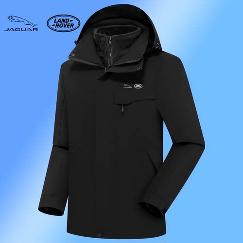 捷豹路虎冲锋衣男女三合一