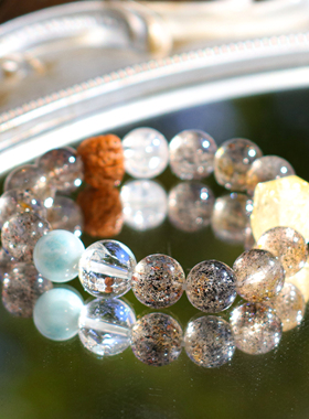 云母超七海纹石水晶手链  12.19冬至节直播间专属