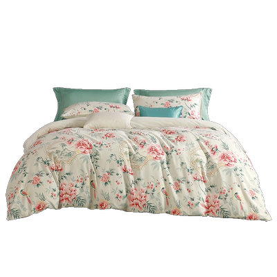 磨毛四件套全棉保暖富安娜