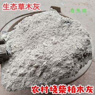农村烧柴草木灰生态柏木灰养花种菜纯天然有机肥料纯草木灰