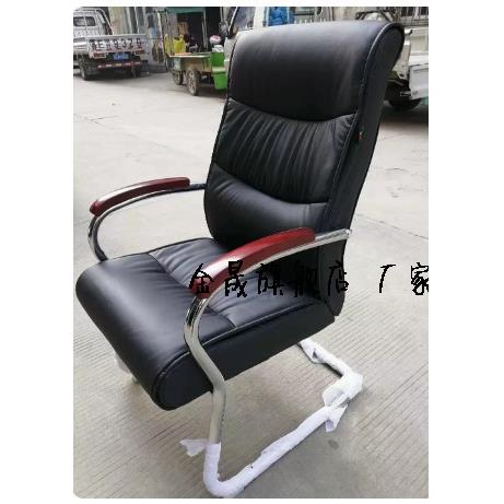 经理椅弓形会议椅子电脑椅皮椅麻将椅会客办公椅子接待新闻椅家用