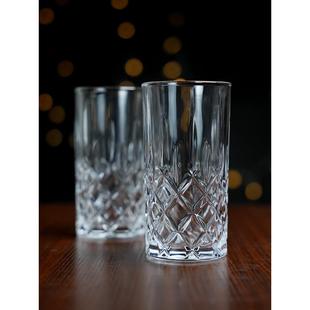 复古酒杯品鉴杯啤酒杯套装 家用欧式 洋酒杯威士忌杯子水晶玻璃个性