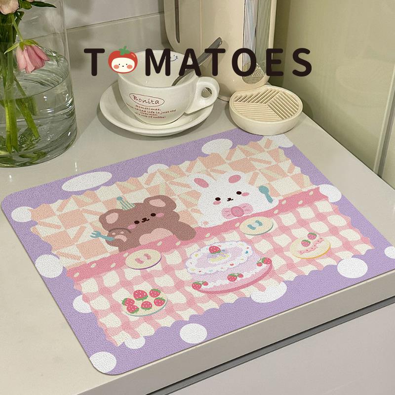 卡通防水皮革餐垫ins风隔热杯垫咖啡机专用桌垫设计