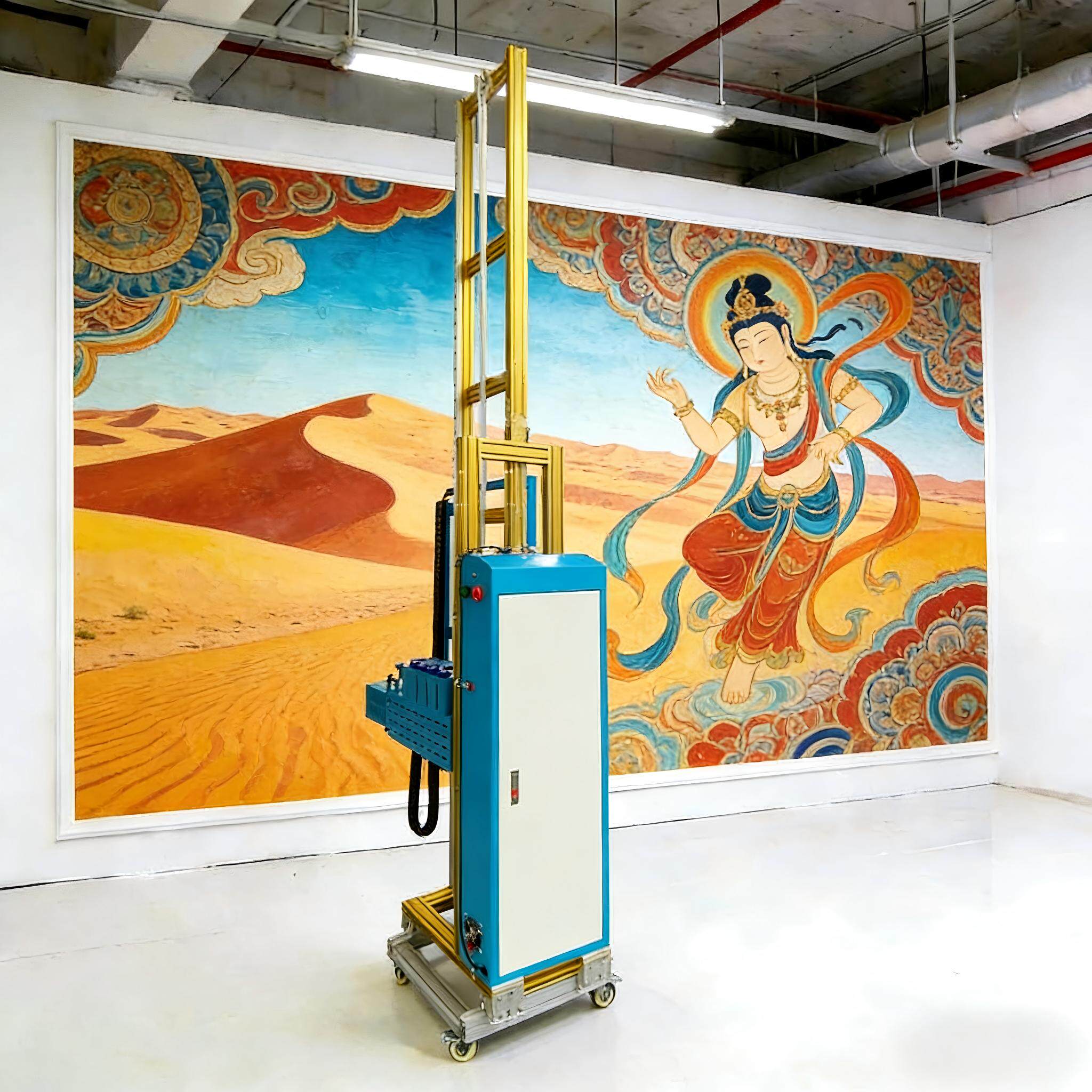 3D墙体彩绘机高清高速全自动便携式工业级打印机厂家直销