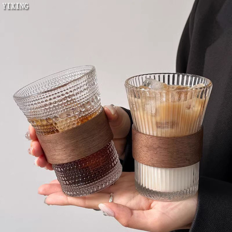 手冲耳挂咖啡杯高颜值隔热玻璃杯家用冰美式拿铁杯泡茶杯喝水杯子