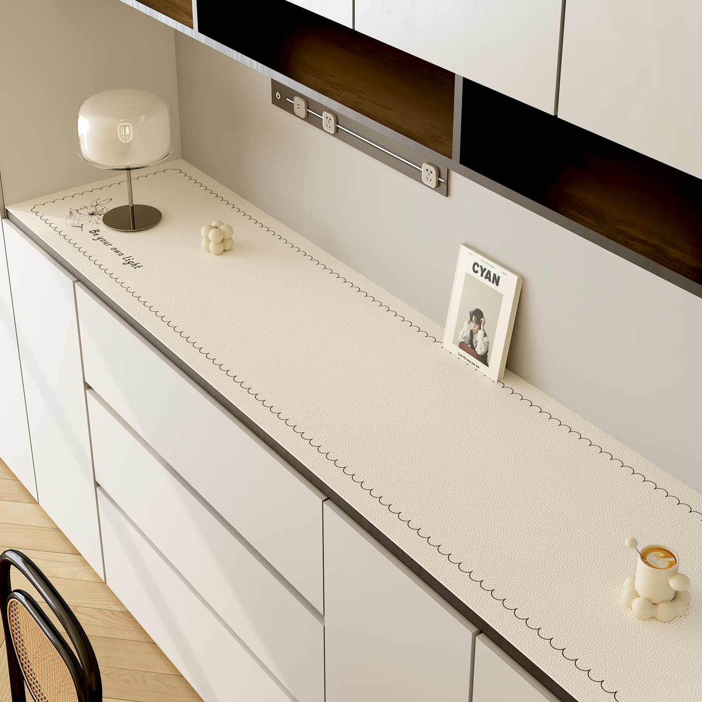 餐边柜台面保护垫玄关鞋柜垫子