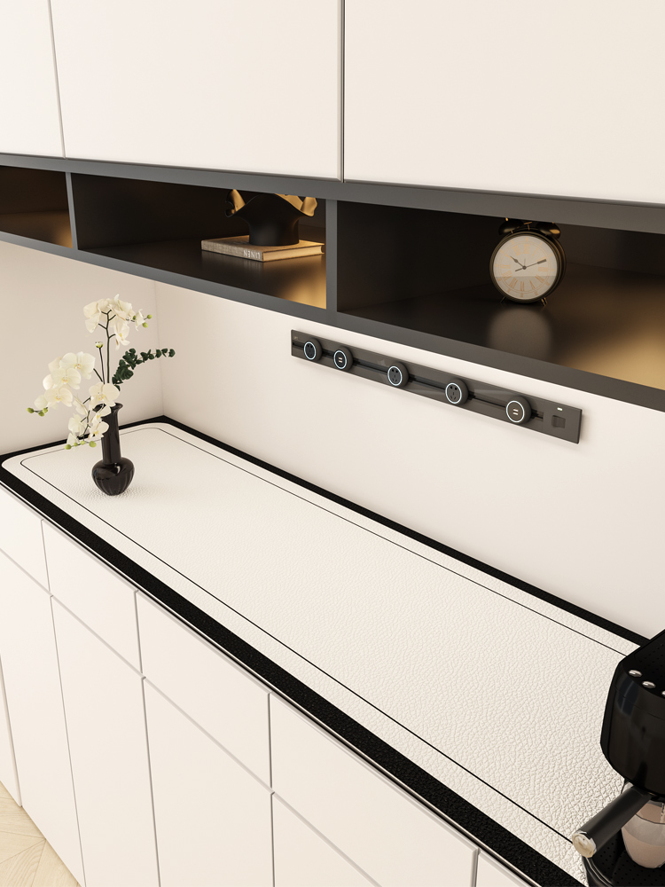 餐边柜桌垫防水桌布简约风电视柜台面保护垫子鞋柜桌面垫可裁剪