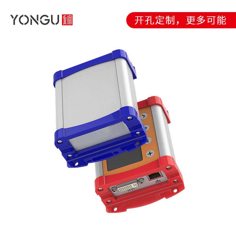 铝合金外壳防护设备适配器铝盒pcb仪表接收器铝型材壳体定制90*35