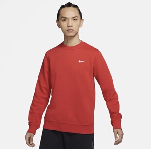 耐克Sportswear薄绒保暖刺绣圆领套头加绒卫衣623459 657