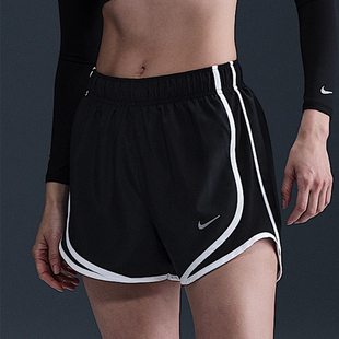 HM6097 010 女子印花中腰梭织跑步健身训练休闲运动短裤 耐克Nike