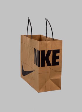 耐克Nike大LOGO纸袋手提袋子
