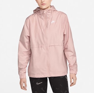 耐克Nike 女子连帽系绳拉链运动休闲夹克外套 DM6179-601