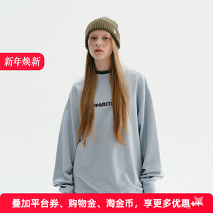 经典 logo绣花 圆领套头 APPARITION 男女同款 新品 卫衣女 24秋季