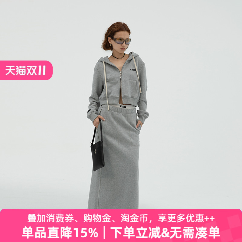 APPARITIONlogo贴布后开叉半裙