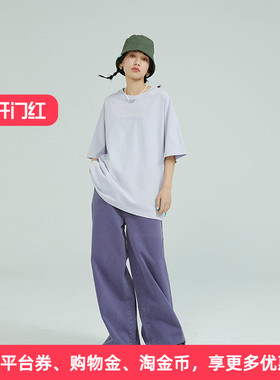 APPARITION  抽象印花绣花刺绣 女士短袖t恤 情侣装t恤 女生t恤