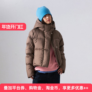 APPARITION 鹅绒填充 面包羽绒服 连帽短款羽绒外套 男女同款