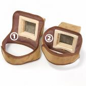 艾灸盒木制艾条熏蒸盒随身灸全身通用控烟不漏灰温灸器可重复使用