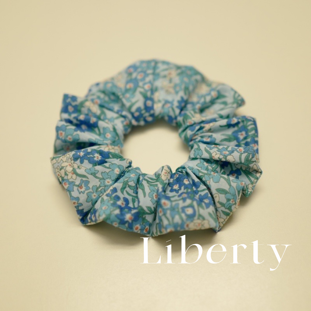 英国Liberty棉布春夏ins小众手工大肠发圈头花发绳皮筋