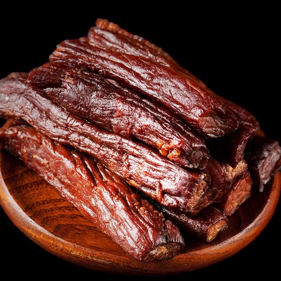 内蒙古超干营养手撕牛肉干原味香辣味袋装风干麻辣食品开袋即食