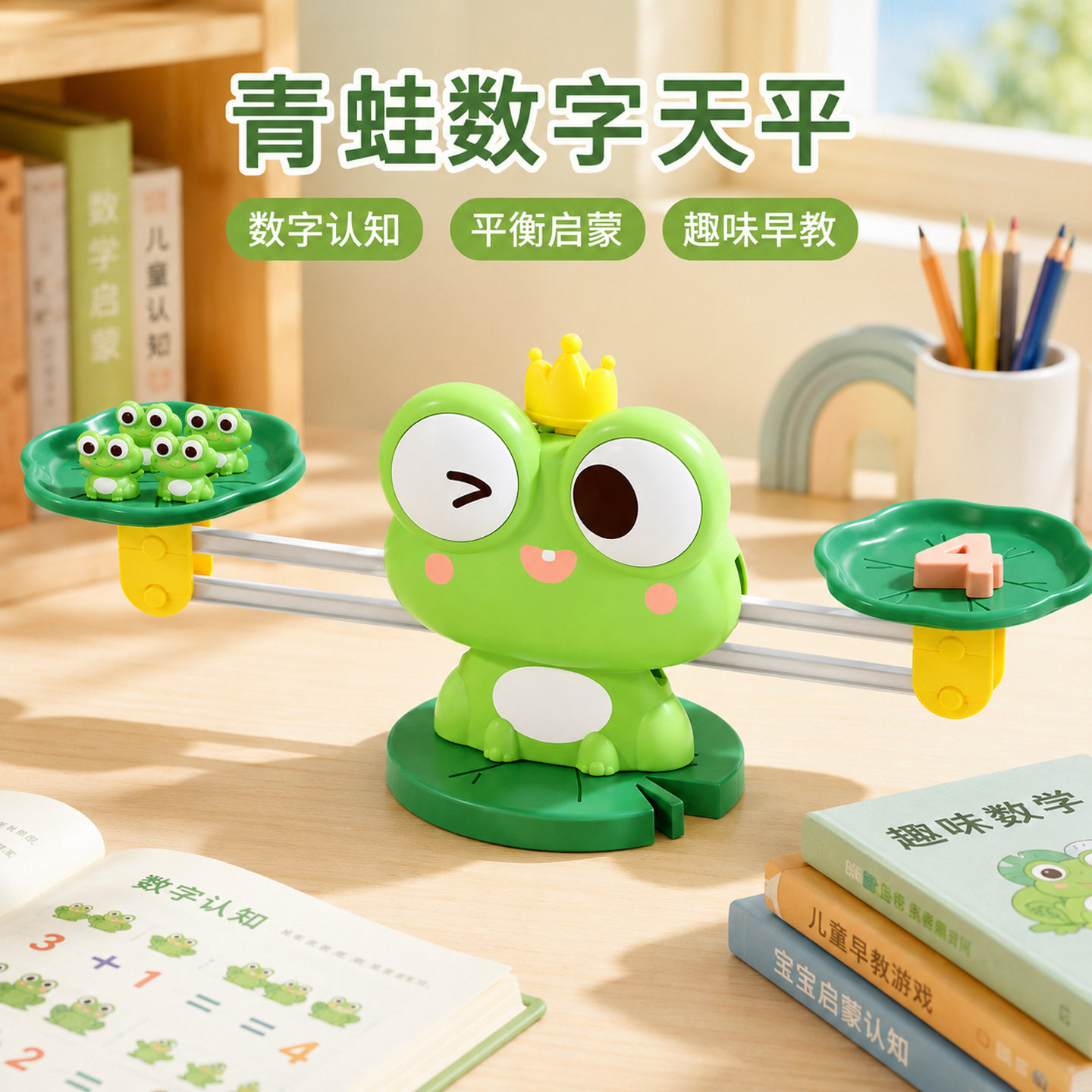 数字数学启蒙】青蛙数字天平