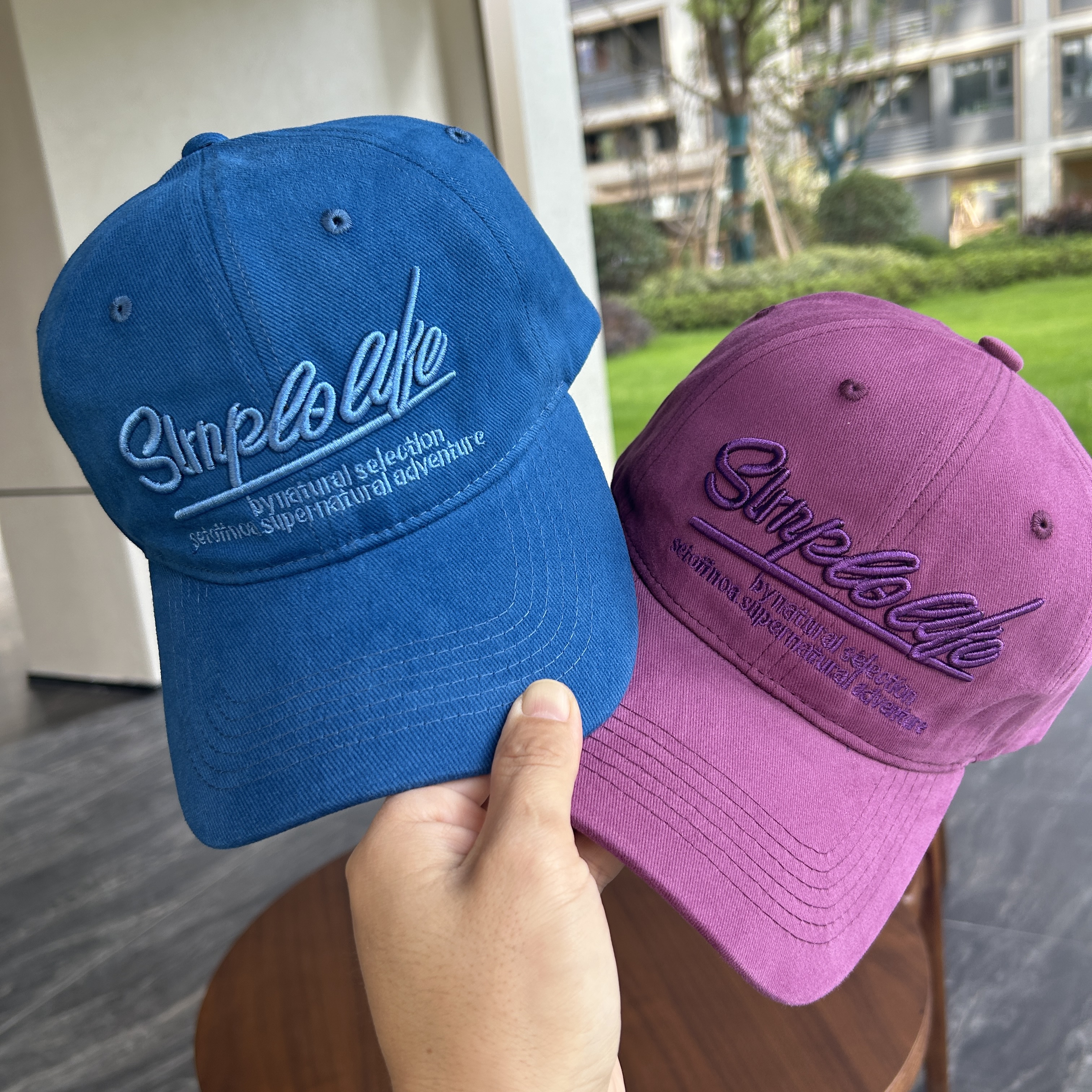 复古字母刺绣棒球帽子女加大加深宽檐显脸小百搭遮太阳防晒鸭舌帽