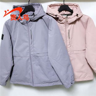 运动休闲防风保暖2035B36 2023冬新款 贵人鸟羽绒服女装 正品