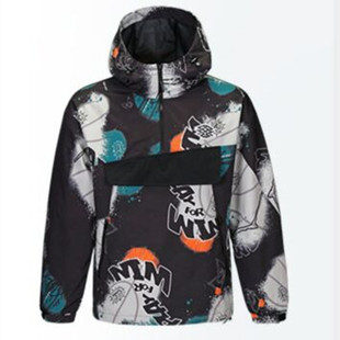 新款 2022秋季 运动休闲宽松男风衣套头外套A423M03 正品 贵人鸟男装