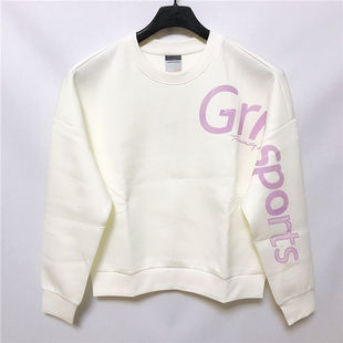 4333B04 宽松运动休闲圆领套头长袖 贵人鸟卫衣女士正品 2023秋新款