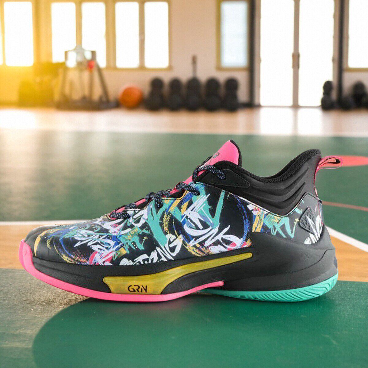 贵人鸟篮球鞋男鞋皮革高帮防滑耐磨跑步鞋2023冬季新款休闲运动鞋