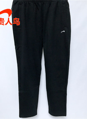 贵人鸟女裤长裤正品2023冬新款运动休闲直筒加厚加绒保暖1Q35B34