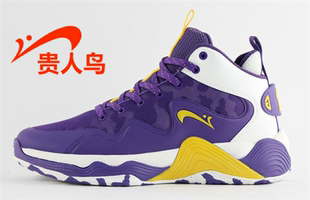 男L23G97 2022秋高帮防滑缓冲减震专业实战运动鞋 贵人鸟男鞋 篮球鞋