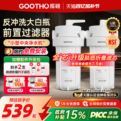 GOOTHO反冲洗大白瓶前置过滤器