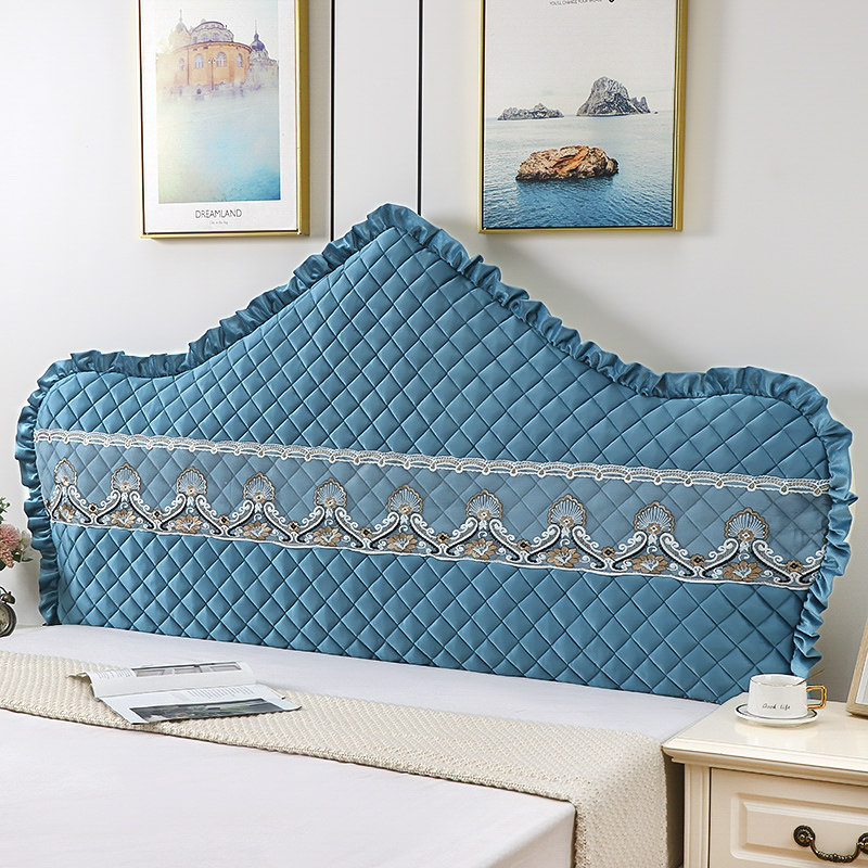定欧床头罩凹各种式弧度异形凸形状制夹001棉加厚防滑绒布防磕碰