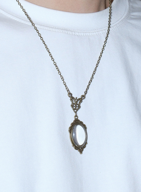 复古哥特蝴蝶雕花宫廷风配饰项链