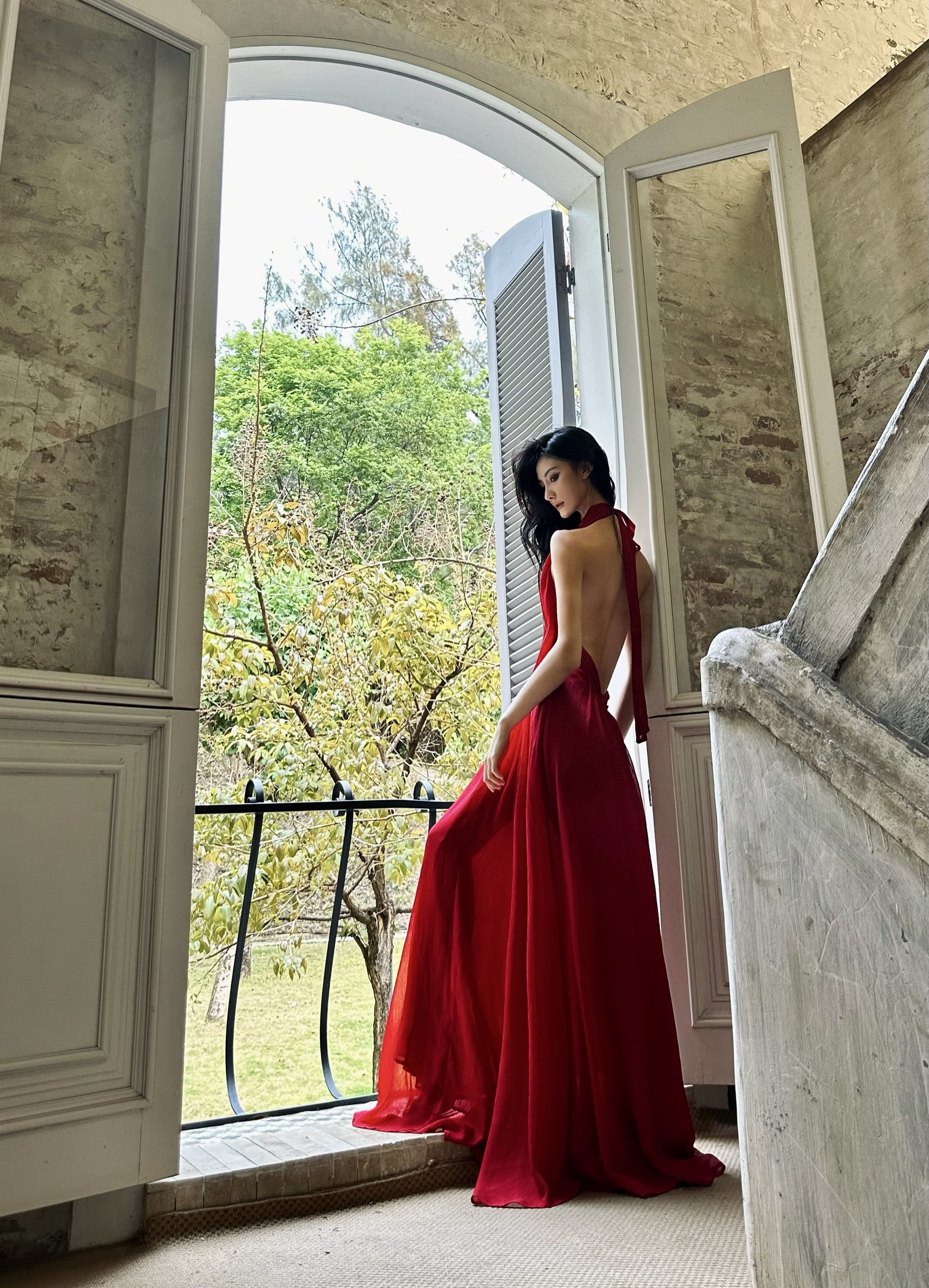 ISGRX 倾国倾城原创设计气质性感御姐连衣裙礼服度假生日裙婚礼