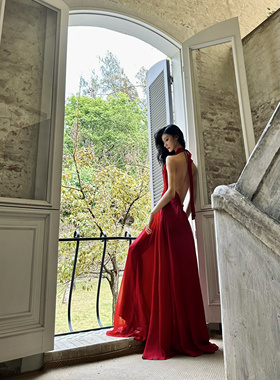 ISGRX 倾国倾城原创设计气质性感御姐连衣裙礼服度假生日裙婚礼