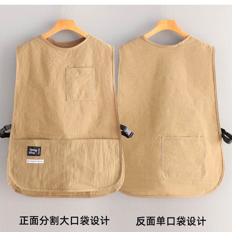 可调节马甲围裙厨房家用做饭防水