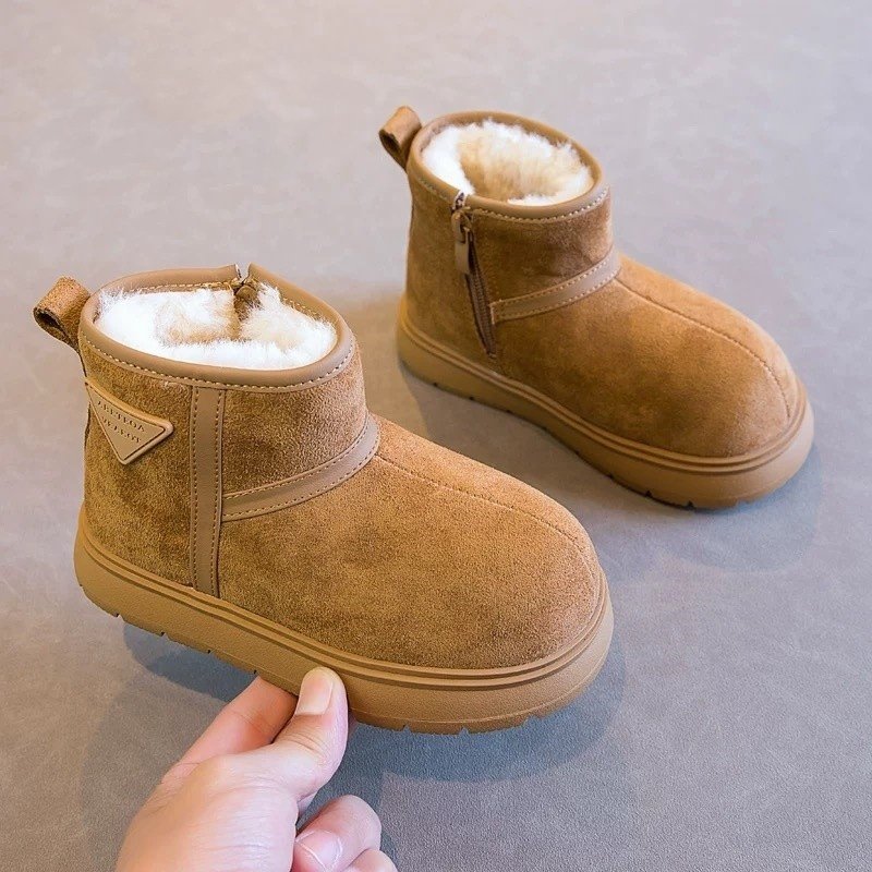 2025秋冬爆款儿童卡皮巴拉雪地靴