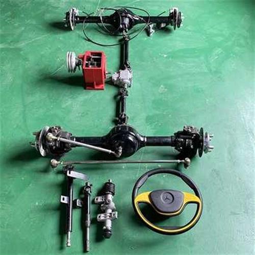 两驱四驱行走底盘驱动前后桥变速箱四不像农用运输车轮胎座椅配件