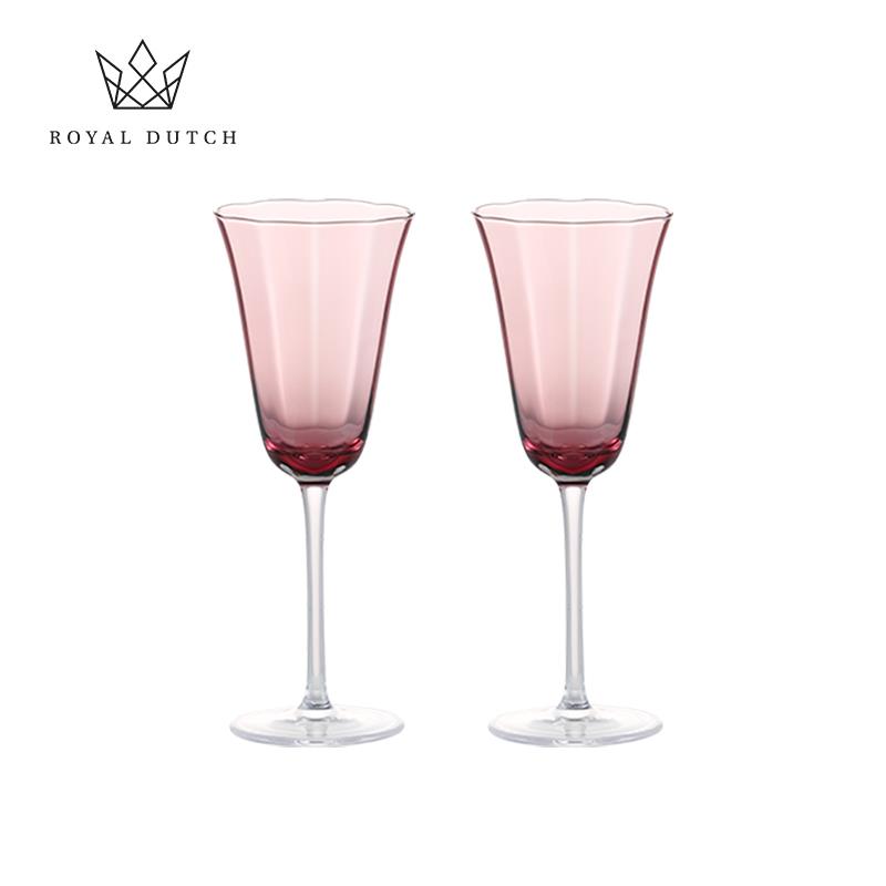 RoyalDutch皇家荷兰郁金香甜酒对杯香槟婚礼酒杯精致礼盒新婚礼物